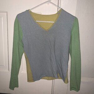 Color Block Cashmere Sweater